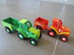 houten speelgoed tractors, Enlèvement, Utilisé