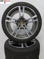 Originele Porsche Cayenne Turbo 21 inch velgen winterbanden, Auto-onderdelen, Gebruikt, 295 mm, Banden en Velgen, 21 inch