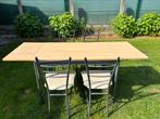 Keuken tafel met 6 stoelen., Ophalen, Zo goed als nieuw
