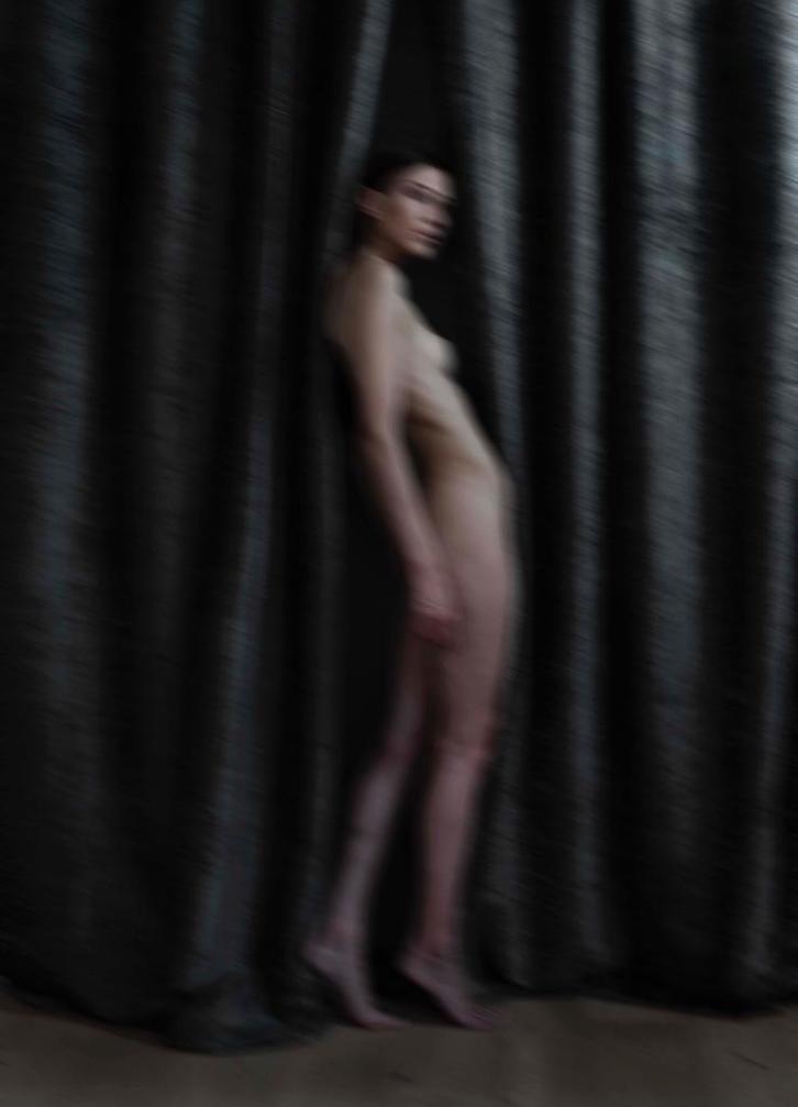 Mooie naakt kunstfoto in houten 3D kader, Antiek en Kunst, Kunst | Tekeningen en Fotografie, Ophalen