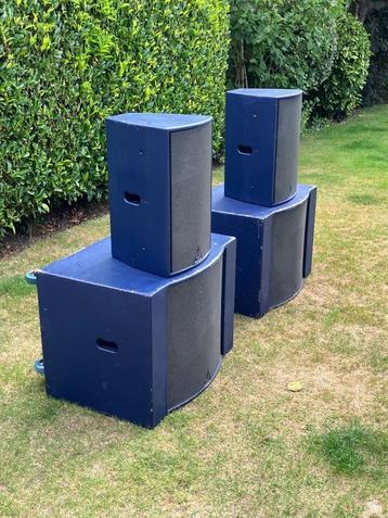 Kit Turbosound : 2 x TCS-618 et 2 x TCS-612, Autres marques, Enlèvement, Utilisé, Autres types