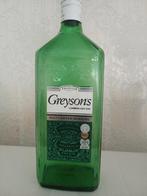 Lege Fles Greyson 's Premium London Gin 37.5% vol 1 Liter, Verzamelen, Verpakking, Gebruikt, Ophalen of Verzenden
