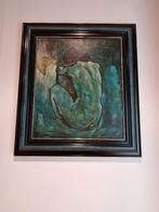 Zittend naakte Pablo Picasso, Antiek en Kunst, Kunst | Schilderijen | Klassiek, Ophalen of Verzenden