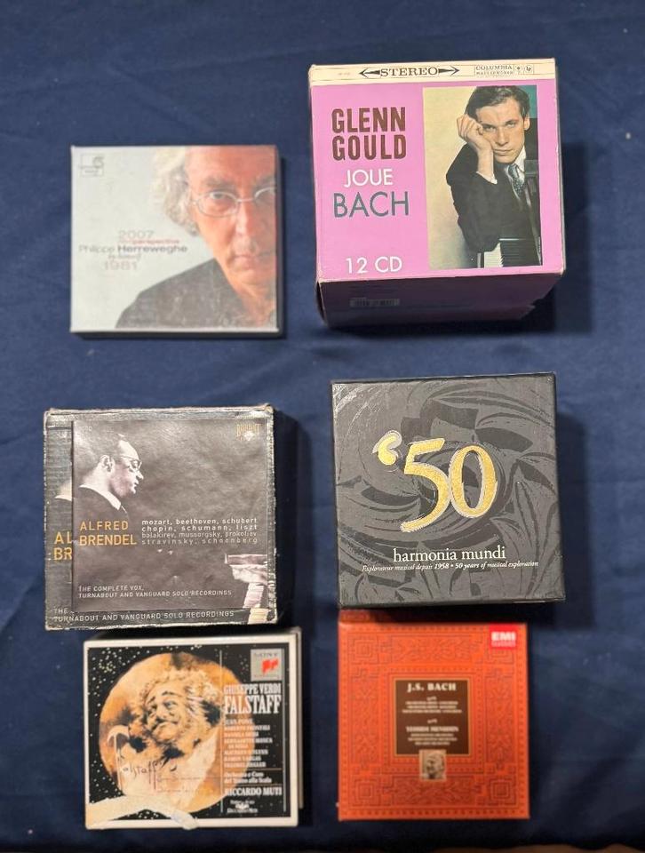 CD collection particulière / Lot 4 / 6 coffrets CD Classique, CD & DVD, CD | Classique, Utilisé, Enlèvement ou Envoi