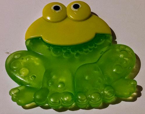 Kikker babybijtring, Kinderen en Baby's, Speelgoed | Babyspeelgoed, Zo goed als nieuw, Overige typen, Ophalen