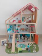 Prachtig houten poppenhuis, Kinderen en Baby's, Speelgoed | Poppenhuizen, Ophalen of Verzenden, Zo goed als nieuw, Poppenhuis