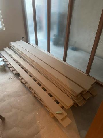 120 lm plinten mdf - 150mm hoog x 15mm breed, Enlèvement, MDF, Plinthes