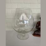 Grote brandy vaas - cognac glas op voet, Minder dan 50 cm, Glas, Gebruikt, Ophalen of Verzenden