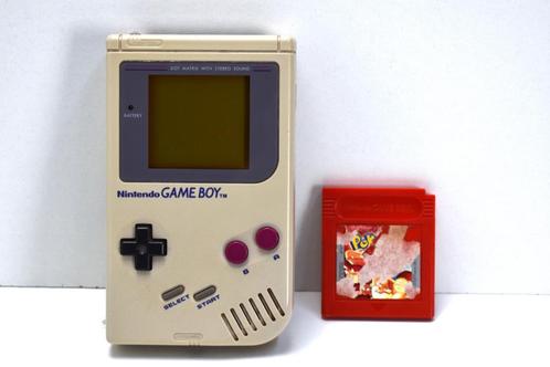 ** Game Boy Classic 1989 MOOIE STAAT + Pokemon RED DMG-01, Games en Spelcomputers, Spelcomputers | Nintendo Game Boy, Gebruikt