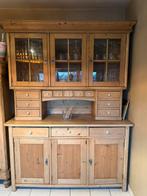 Vintage / antiek vitrinekast, Huis en Inrichting, Kasten | Buffetkasten, Gebruikt, Glas, 150 tot 200 cm, Minder dan 100 cm