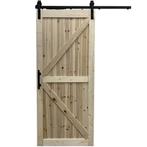 SET | Loftdeur | barndeur | deur | houten deur | schuifdeur, Doe-het-zelf en Bouw, Nieuw, Schuifdeur, 80 tot 100 cm, Hout