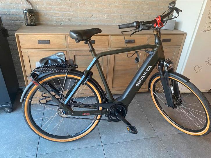 Nette sparta D rule energy olijf groen maat 65, Fietsen en Brommers, Elektrische fietsen, Gebruikt, Sparta, 59 cm of meer, 50 km per accu of meer