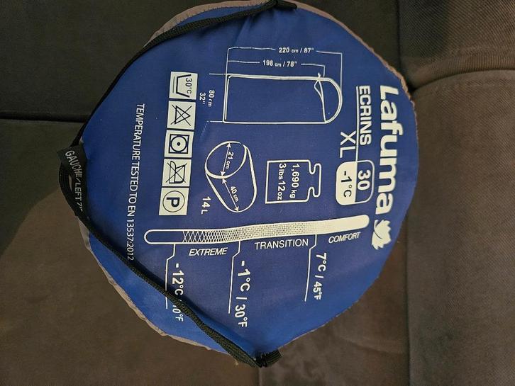 Sac de couchage, Caravans en Kamperen, Slaapzakken, Zo goed als nieuw, Ophalen
