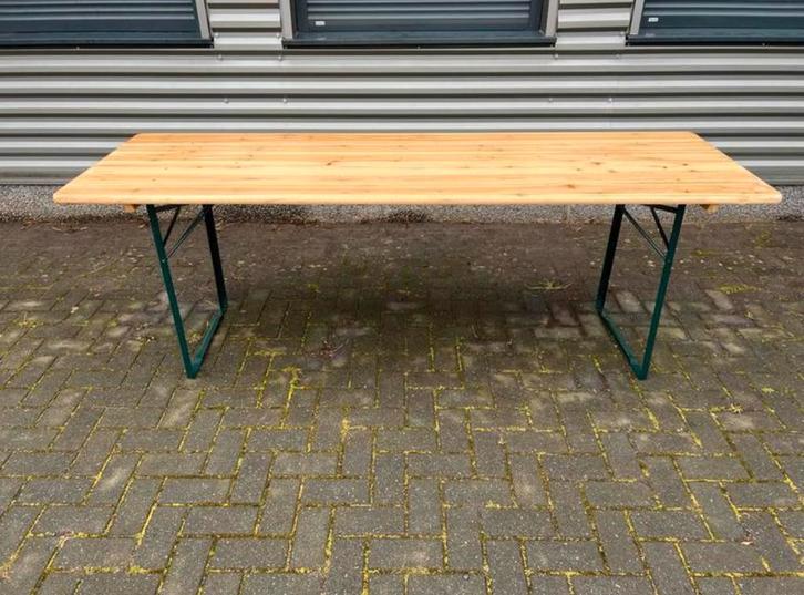 Plooitafel, feesttafel, biertafel, Huis en Inrichting, Tafels | Statafels, Zo goed als nieuw, Ophalen