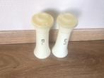 Peper en zoutstel tupperware, Enlèvement ou Envoi, Comme neuf, Blanc