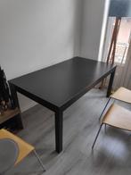 grande table noire, Comme neuf, Synthétique, Rectangulaire, Bois noir