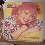 Vinyl ( maxi 45t) sonia " can't forget you ", Utilisé, Enlèvement ou Envoi, 1980 à 2000