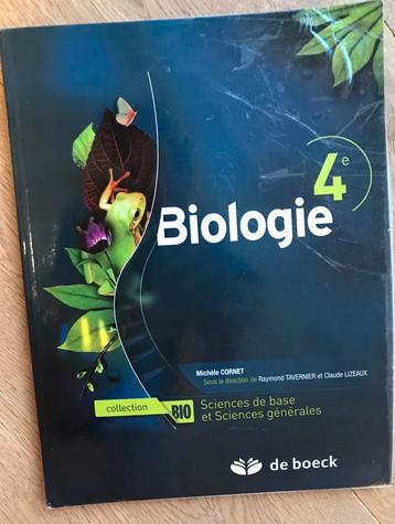 Biologie 4e, édition de boeck