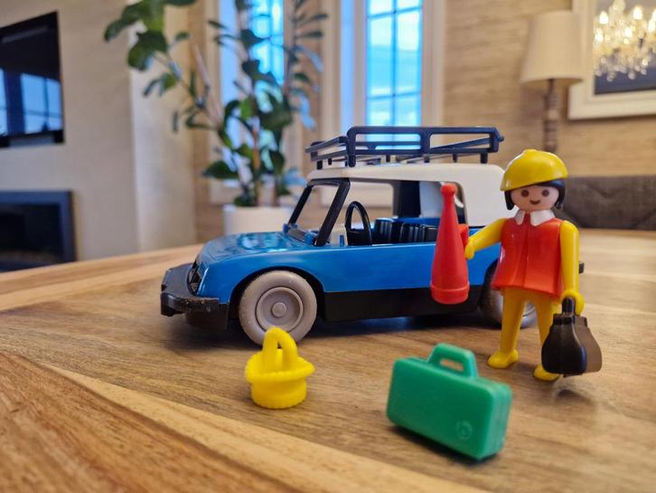 Playmobil vrouw met auto (vintage) - 3210, Kinderen en Baby's, Speelgoed | Playmobil, Gebruikt, Ophalen of Verzenden