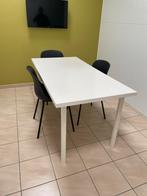 Bureautafel in het wit, Huis en Inrichting, Bureaus, Ophalen, Zo goed als nieuw, Bureau