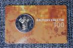 2 euro Letland 2018 BU Coincard - 100 jaar Baltische Staten, Ophalen of Verzenden, Overige landen, 2 euro, Setje