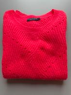 Leuke fel roze (fluo) trui van River Woods, Ophalen, Gedragen, Maat 36 (S), Roze