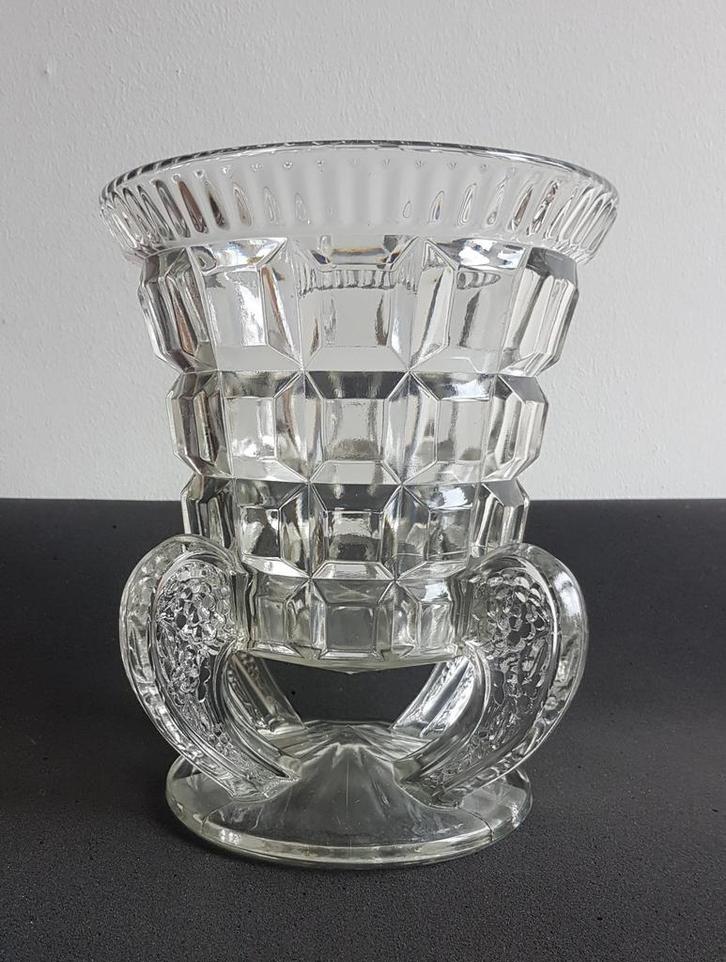 LIBOCHOVICE - Feigl & Morawetz - Vaas - Nr 1483 - ART DECO, Antiek en Kunst, Antiek | Glaswerk en Kristal, Ophalen of Verzenden