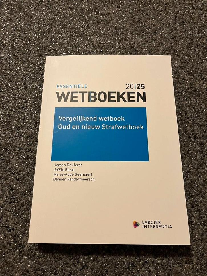 België - vergelijkend wetboek - oud en nieuw strafwetboek, Livres, Livres Autre, Neuf, Enlèvement ou Envoi