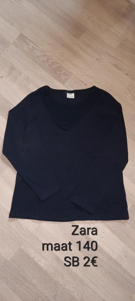 Superbes manches longues Zara taille 140, Enlèvement ou Envoi, Chemise ou À manches longues, Comme neuf, Zara