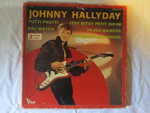 Johnny Hallyday „Vogue Belgian boxset” origineel, Cd's en Dvd's, Vinyl | Pop, Gebruikt, 1960 tot 1980, Ophalen of Verzenden