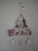 Déco.Noël: Sapin en bois à suspendre BE HAPPY Christmas  N4, Comme neuf, Envoi