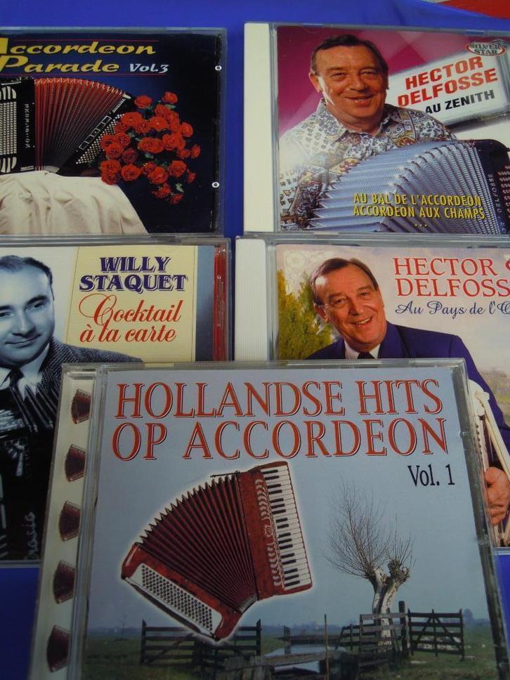 Accordeon cd's, Cd's en Dvd's, Cd's | Instrumentaal, Zo goed als nieuw, Ophalen of Verzenden