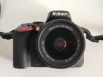 Nikon D3500 + AF-P DX Nikkor 18-55mm + tas (nieuwstaat), Comme neuf, Reflex miroir, Enlèvement ou Envoi, Nikon