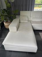 Divani - wit leder desisgnstuk (weg wegens rugproblemen), Ophalen, Gebruikt, Leer, Modern design