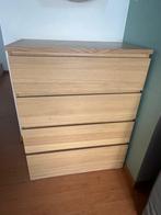 Ladekast eik MALM - Ikea, Huis en Inrichting, Ophalen, 100 tot 150 cm, Eikenhout, 50 tot 100 cm