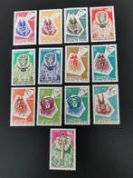 Opper Volta 1960 - maskers - wrattenzwijn, buffel, olifant**, Postzegels en Munten, Postzegels | Afrika, Ophalen of Verzenden