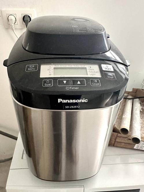 Panasonic SD-ZB2512 Broodbakmachine., Elektronische apparatuur, Broodbakmachines, Gebruikt, Met timer, Ophalen