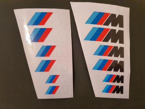 Set van 6x Bmw remklauw cover stickers > zwart of wit, Auto diversen, Autostickers, Ophalen of Verzenden