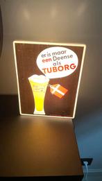 Lichtbak Tuborg.  Als nieuw., Verzamelen, Biermerken, Ophalen of Verzenden, Zo goed als nieuw, Reclamebord, Plaat of Schild