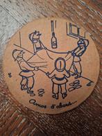 Oud bierviltje brouwerij Amos Metz Frankrijk, Ophalen of Verzenden