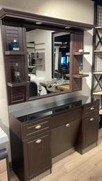barberunit,kapsalon inrichting,barbershop,knip tafel,meubels, Huis en Inrichting, Ophalen of Verzenden, Nieuw