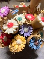 Bloem kaars cadeau bedankje, Huis en Inrichting, Ophalen, Nieuw