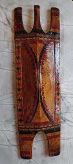 hout beschilderd etnisch schild, Antiek en Kunst, Ophalen of Verzenden