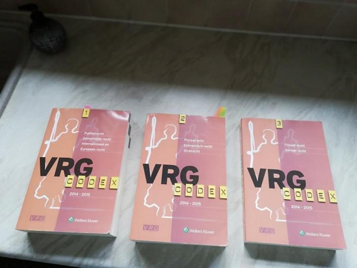 VRG-codex, Boeken, Studieboeken en Cursussen, Zo goed als nieuw, Hogeschool, Ophalen of Verzenden