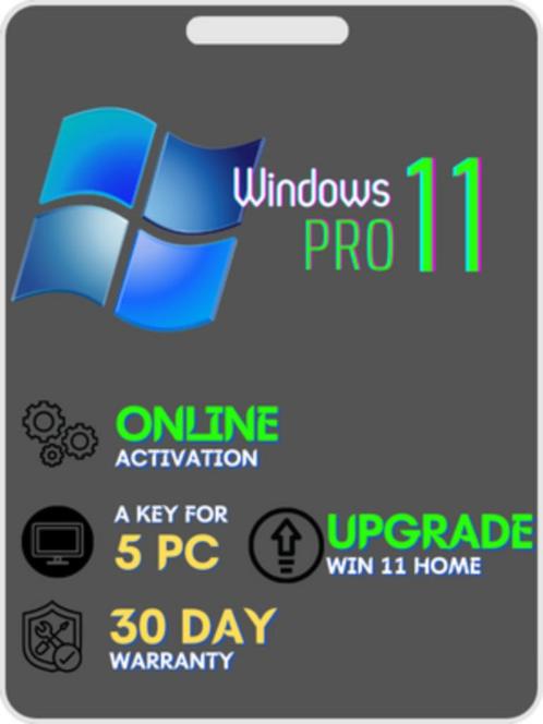 Windows 11 Professional (5PC), Computers en Software, Besturingssoftware, Nieuw, Windows, Ophalen of Verzenden