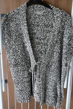Zwart grijs wit jasje kapmouw (a422), Comme neuf, Taille 46/48 (XL) ou plus grande, Autres couleurs, Enlèvement ou Envoi