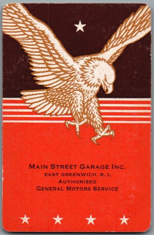 carte à jouer - LK8271 - 2# GM garage, East Greenwich, Collections, Cartes à jouer, Jokers & Jeux des sept familles, Comme neuf