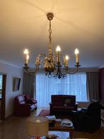 Antieke bronzen luster, Huis en Inrichting, Lampen | Kroonluchters, Ophalen, Gebruikt, Metaal