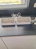 2 nieuwe wandlampen wit metaal, Antiek en Kunst, Ophalen of Verzenden