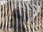 Schapenhek kastanjehout 10 meter op 1 meter hoog, Tuin en Terras, Spijlenhekwerk, Gebruikt, Ophalen of Verzenden, Hout